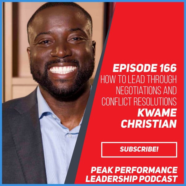How to Lead Through Negotiations and Conflict Resolutions | Kwame Christian