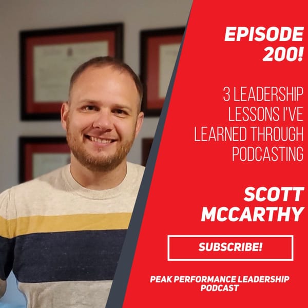 3 LEADERSHIP LESSONS I'VE LEARNED THROUGH PODCASTING | EPISODE 200