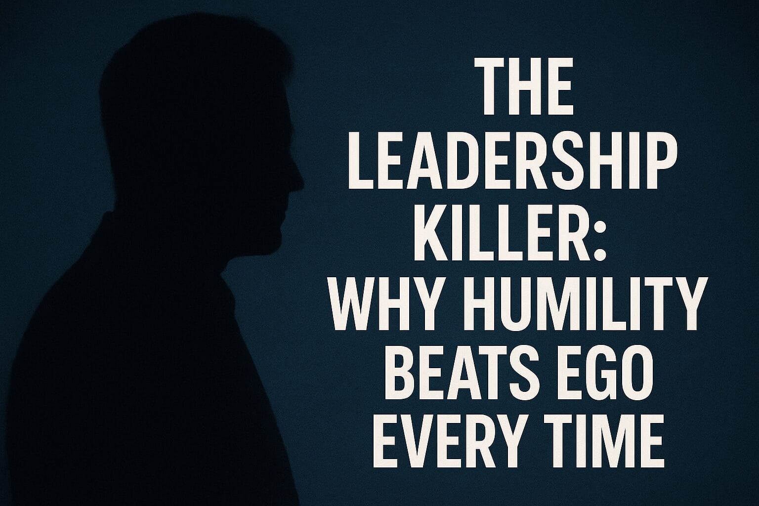 THE LEADERSHIP KILLER: WHY HUMILITY BEATS EGO EVERY TIME